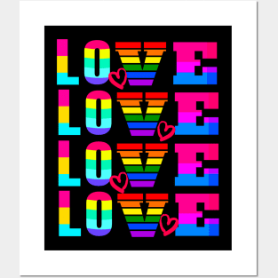 LGBT Gay Pride Flag Posters and Art